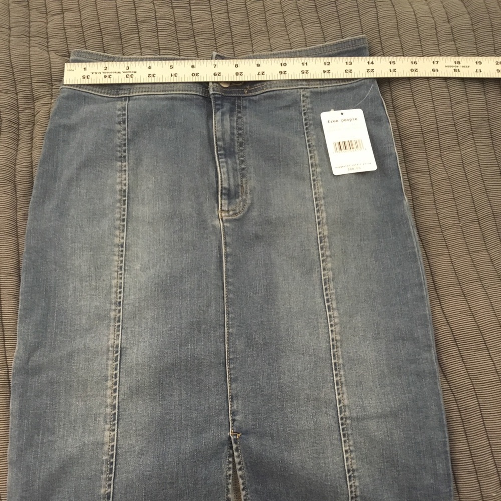 SOLD. Free People Maddie Denim Skirt size 30. SOLD